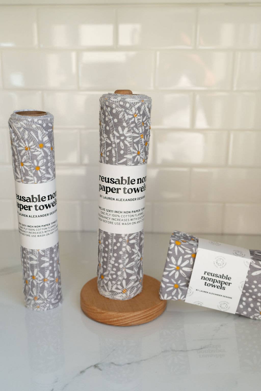 6-Pack Reusable Paper Towels