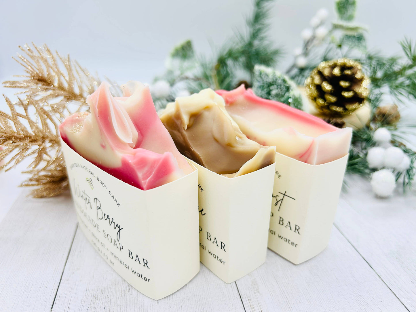 Peppermint Frost Handmade Soap Bar