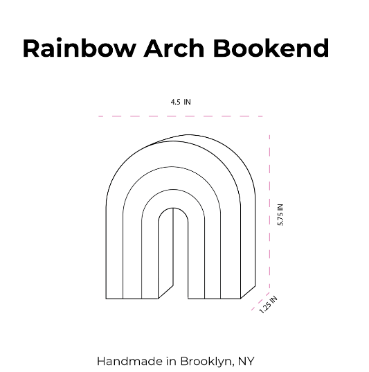 Rainbow Arch Bookend