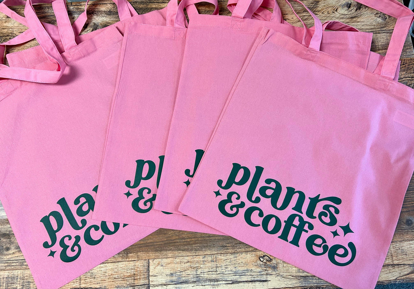 Plants & Coffee Tote Bag