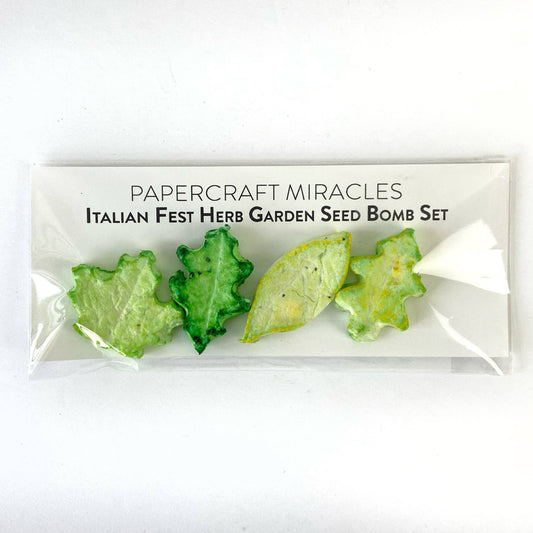 Italian Fest Herb Garden Seed Bomb Set