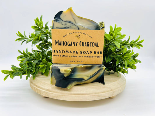 Mahogany Charcoal Handmade Soap Bar