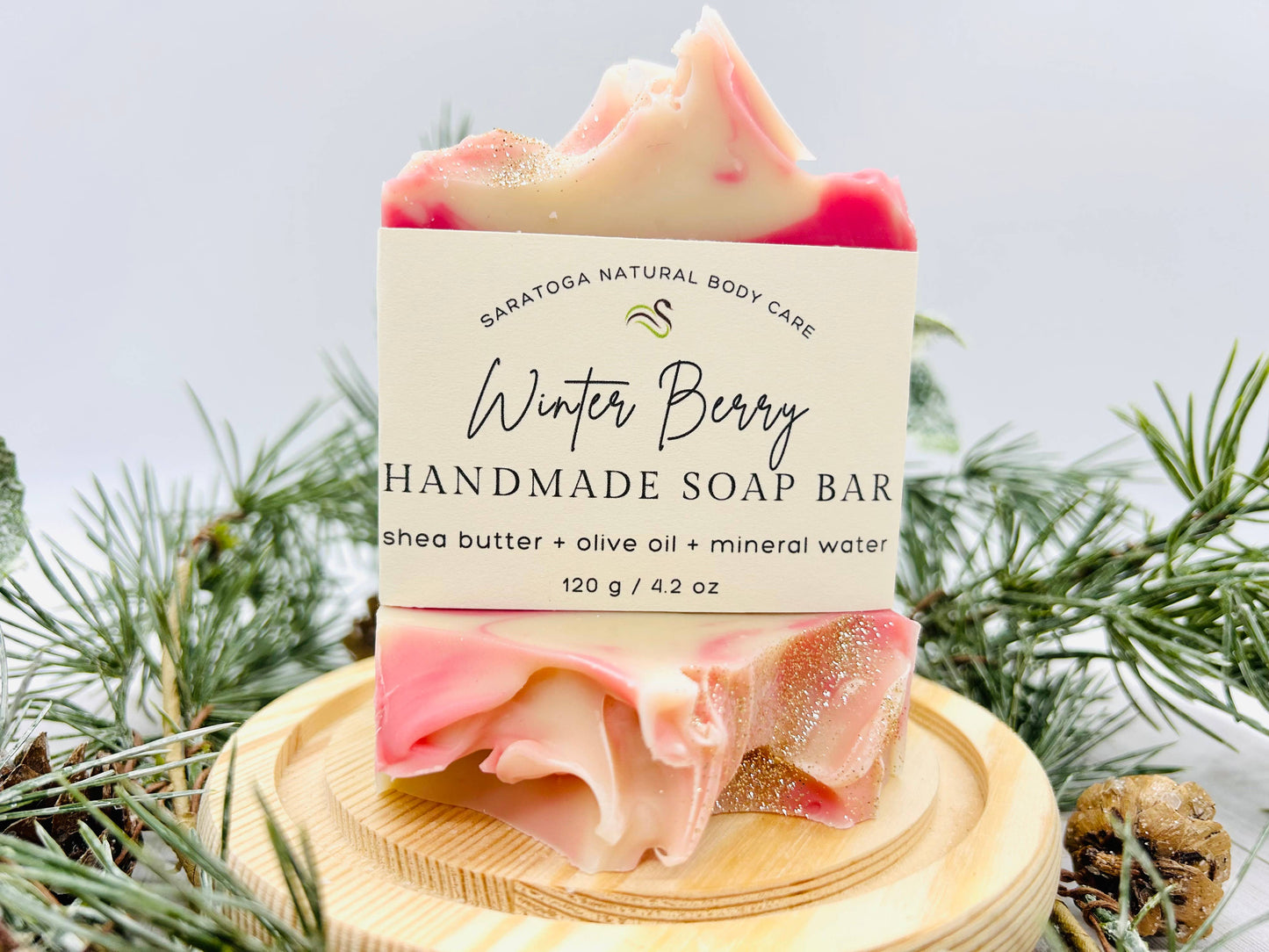 Winter Berry Handmade Soap Bar