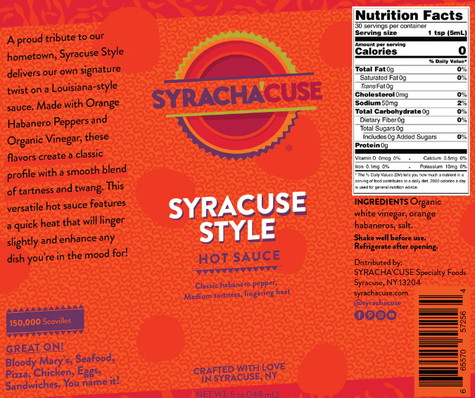 Syracuse Style Hot Sauce