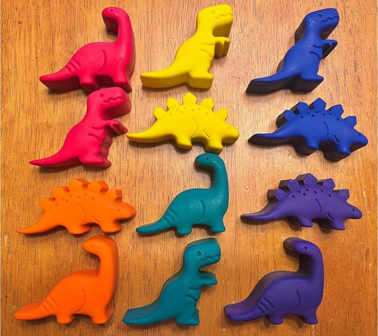 6-Pack Dinosaur Crayons