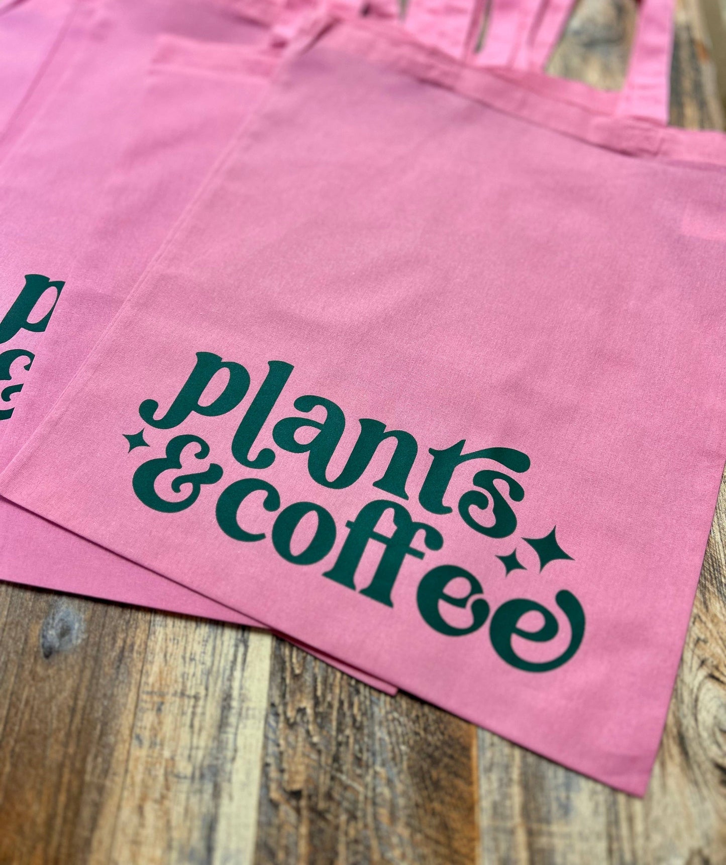 Plants & Coffee Tote Bag